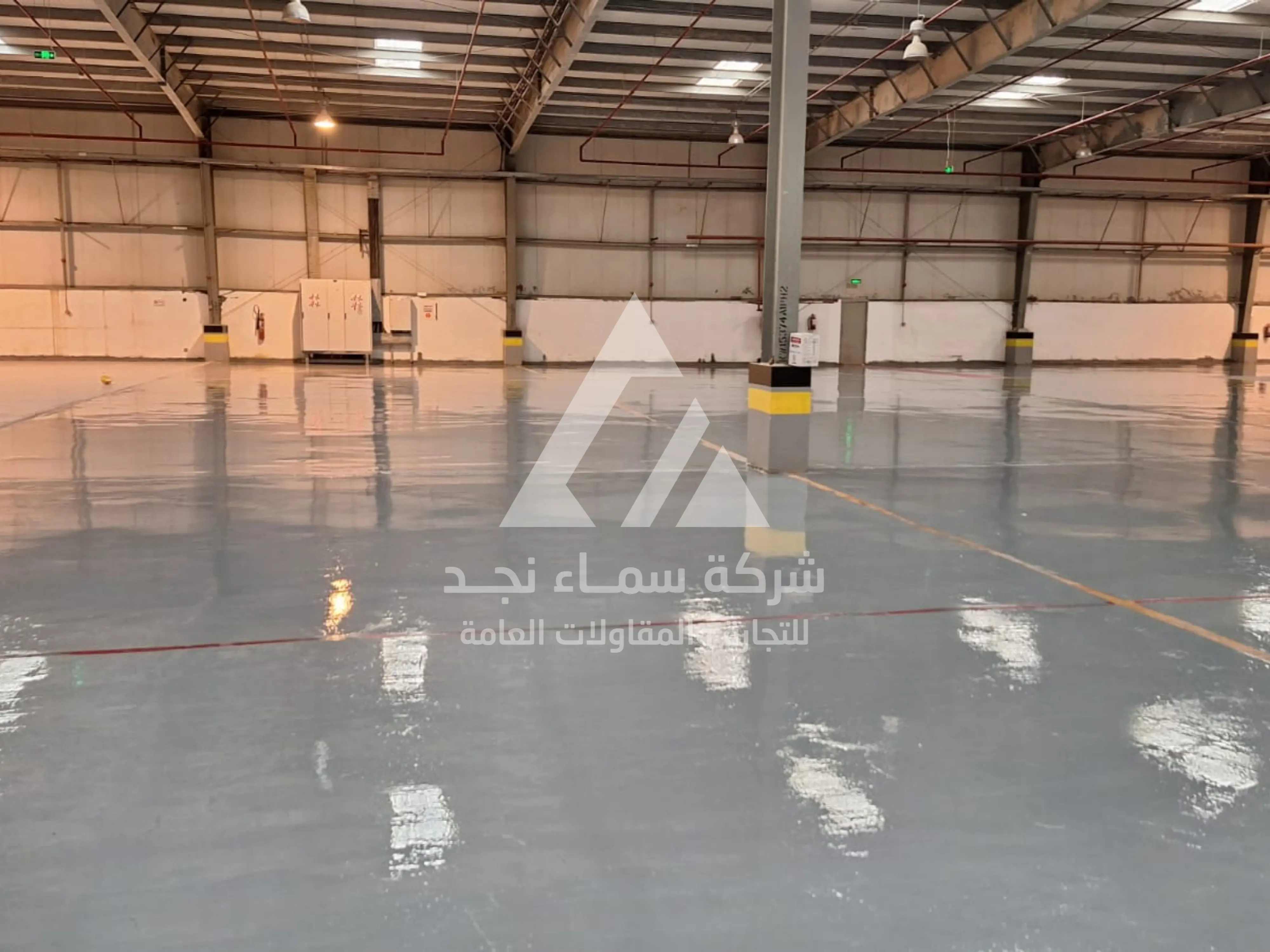 تنفيذ الهناجر والمستودعات